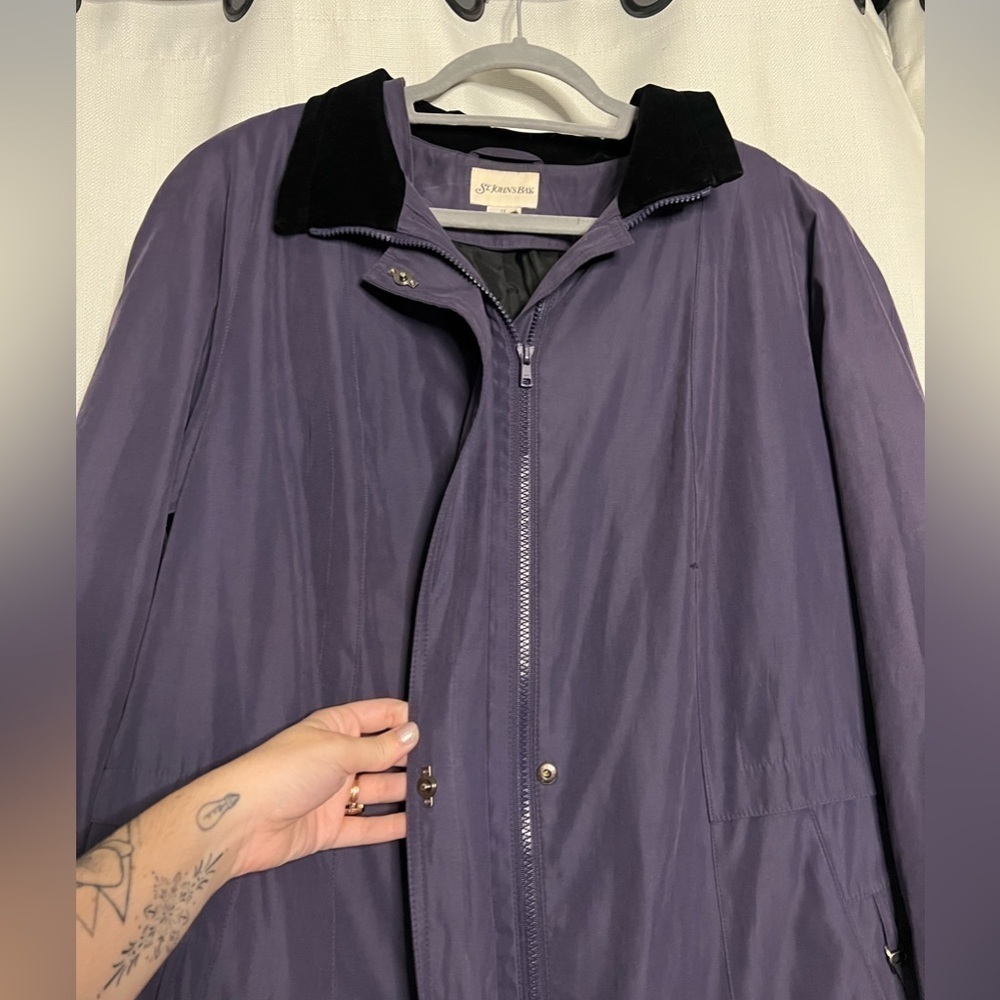 Vintage St. John’s Bay Purple Jacket 1X - Picture 4 of 11